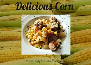 Learn how to dehydrate corn the easy way—from frozen, fresh, or canned—for soups, fritters, and homemade cornmeal!