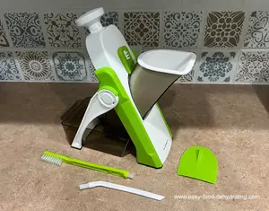 This mandoline slicer is safe, adjustable, and simple to clean—ideal for fast, uniform veggie prep.