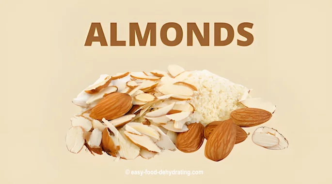 Almonds - raw, sliced, and ground Almonds - raw, sliced, and ground
