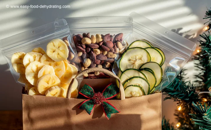 Gifts in brown paper bags