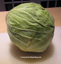 A plus when slicing is that one head of cabbage goes a long way... Full head of cabbage