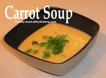 Carrot Soup in a bowl