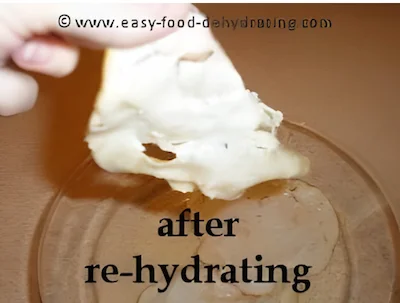 Chicken deli slice - after rehydrating Chicken deli slice - after rehydrating
