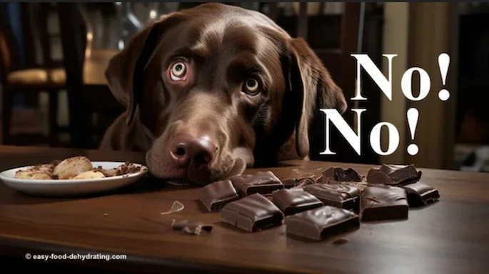 Chocolate is a no-no for dogs! Chocolate is a no-no for dogs!