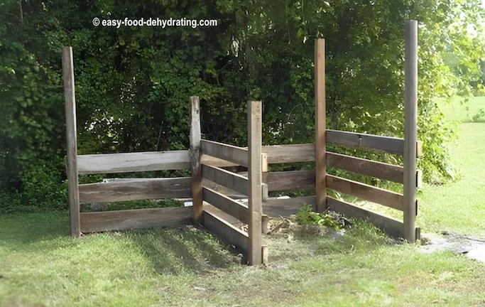 compost bin creation in progress compost bin creation in progress
