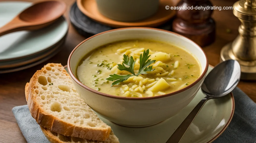 Curried Celery and Potato Soup with Orzo Curried Celery and Potato Soup with Orzo