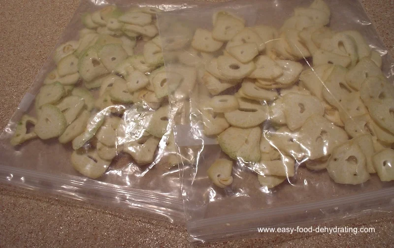 Dehydrated sliced Elephant garlic Dehydrated sliced Elephant garlic