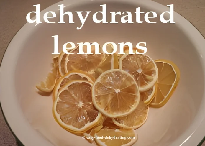 Lemons in a bowl, after dehydrating Lemons in a bowl, after dehydrating