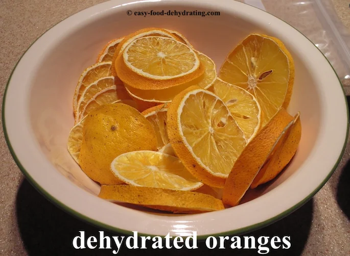 Dehydrated oranges in a bowl Dehydrated oranges in a bowl