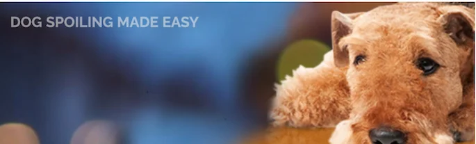 Dog Spoiling Made Easy website