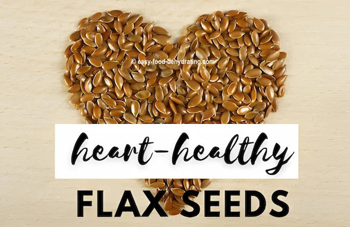 Flax seeds in a heart shape Flax seeds in a heart shape