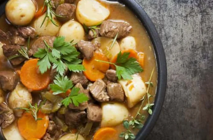 Irish Stew in a pan - yummy! Irish Stew in a pan
