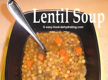 Lentil Soup in a bowl