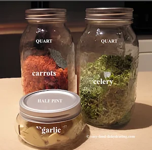 Two quart-sized jars, and one half-pint-size Mason jar. Two quart-sized jars, and one half-pint-size Mason jar.