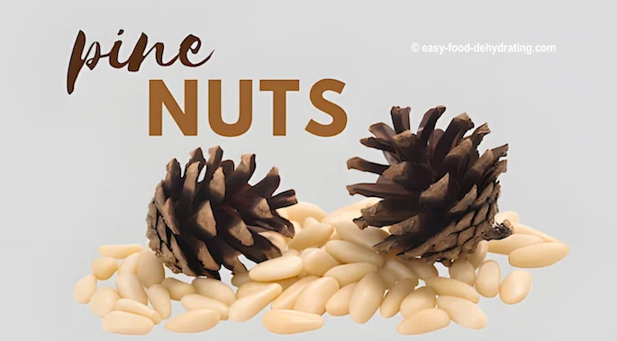 Pine nuts with pine cones Pine nuts with pine cones
