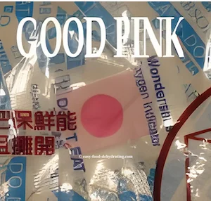 If your oxygen absorber pkg has a pink pill = good If your oxygen absorber pkg has a pink pill = good