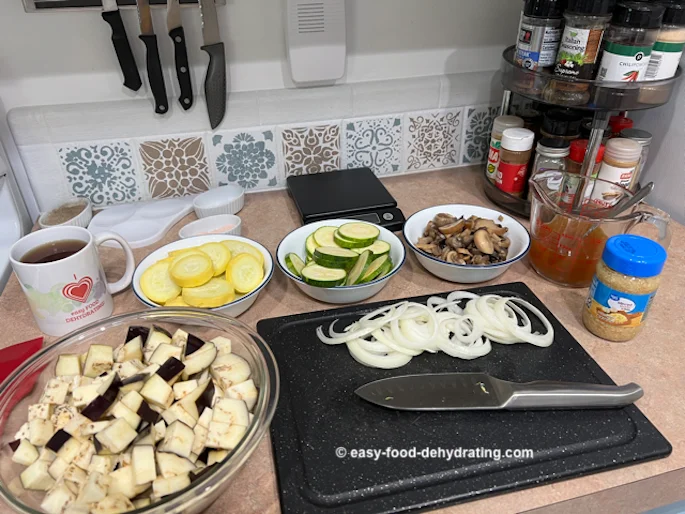 Ratatouille's fresh ingredients Ratatouille's fresh ingredients
