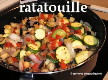 Ratatouille in a pan