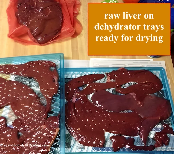 Raw liver for Donna's Dog Jerky treats Raw liver for Donna's Dog Jerky treats