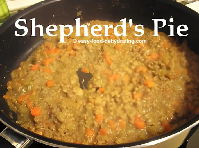 Shepherd's Pie beef cooking