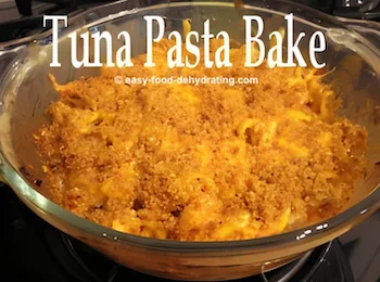 Tuna Pasta Bake in a pan Tuna Pasta Bake in a pan