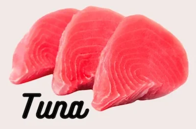 3 fresh tuna steaks