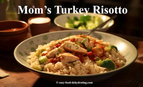 Turkey Risotto with broccoli