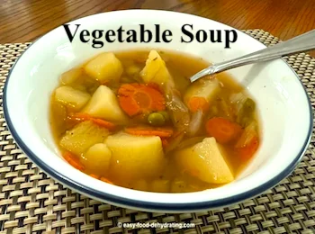 Vegetable Soup in a bowl
