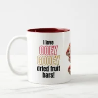I Love Ooey Gooey Dried Fruit Bars - Mug