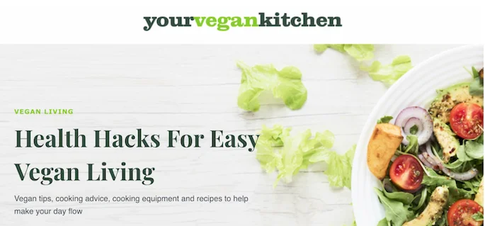 Your Vegan Kitchen website